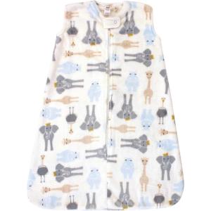 imageHudson Baby Unisex BabyPlush Sleeping Bag Sack BlanketRoyal Safari