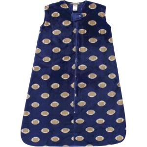 imageHudson Baby Unisex BabyPlush Sleeping Bag Sack BlanketSleeveless Football