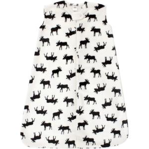 imageHudson Baby Unisex BabyPlush Sleeping Bag Sack BlanketSleeveless Moose
