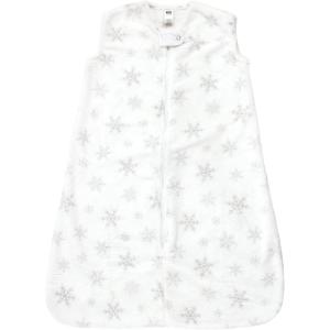 imageHudson Baby Unisex BabyPlush Sleeping Bag Sack BlanketSleeveless Snowflakes