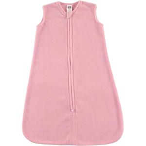 imageHudson Baby Unisex BabyPlush Sleeping Bag Sack BlanketSolid Light Pink Fleece