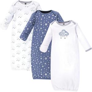 imageHudson Baby babygirls Cotton GownsCloud Mobile Blue
