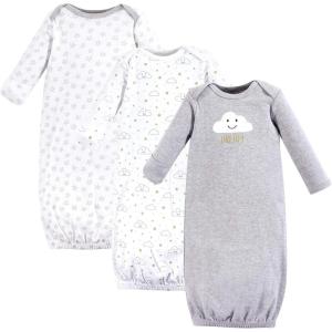 imageHudson Baby babygirls Cotton GownsGray Clouds
