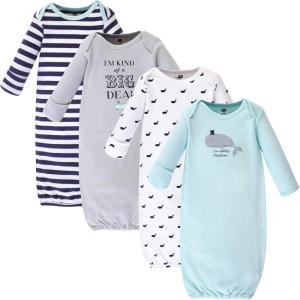 imageHudson Baby babygirls Cotton GownsHandsome Whale