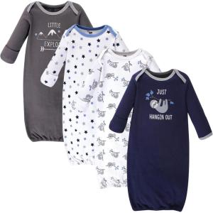 imageHudson Baby babygirls Cotton GownsLittle Explorer