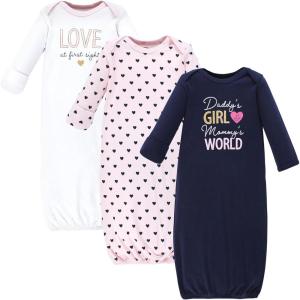 imageHudson Baby babygirls Cotton GownsLove at First Sight