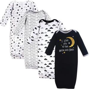 imageHudson Baby babygirls Cotton GownsMoon and Back