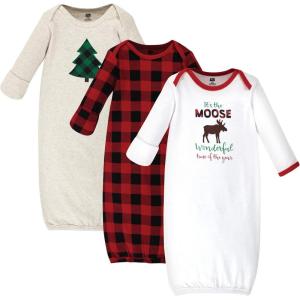imageHudson Baby babygirls Cotton GownsMoose Wonderful Time