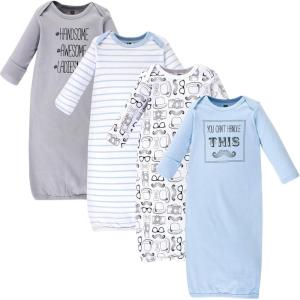 imageHudson Baby babygirls Cotton GownsMustache