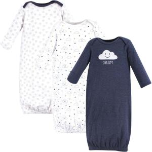 imageHudson Baby babygirls Cotton GownsNavy Clouds