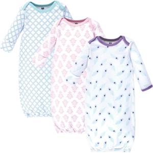 imageHudson Baby babygirls Cotton GownsPeacock Feathers