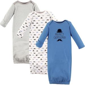 imageHudson Baby babygirls Cotton GownsPerfect Gentlemen