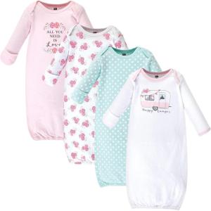 imageHudson Baby babygirls Cotton GownsPink Happy Camper