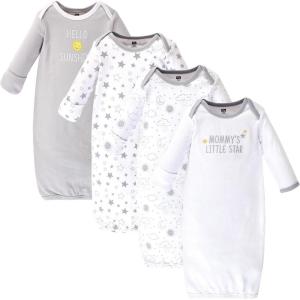 imageHudson Baby babygirls Cotton GownsStar and Moon