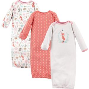 imageHudson Baby babygirls Cotton GownsWoodland Fox