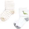imageHudson Baby Baby Girls Grow with Me Socks 12pkDino