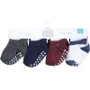 imageHudson Baby Unisex Baby NonSkid NoShow SocksBlue Burgundy