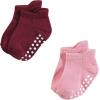 imageHudson Baby Unisex Baby NonSkid NoShow SocksMulti Girl