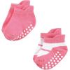 imageHudson Baby Unisex Baby NonSkid NoShow SocksPink Black