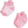 imageHudson Baby Unisex Baby NonSkid NoShow SocksPink Lilac