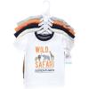 imageHudson Baby Unisex Baby Short Sleeve TshirtsCool Safari