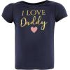 imageHudson Baby Unisex Baby Short Sleeve TshirtsGirl Daddy Pink Navy
