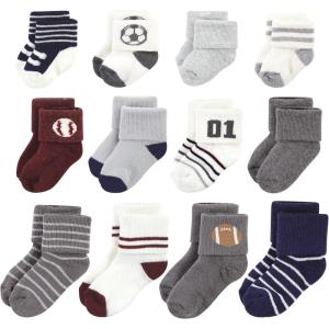 imageHudson Baby Baby Girls Grow with Me Socks 12pkSports