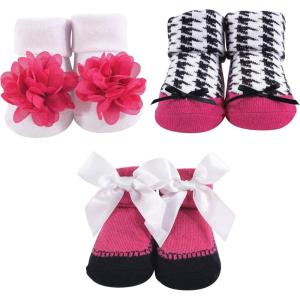 imageHudson Baby Baby Socks Boxed GiftsetDark Pink Black