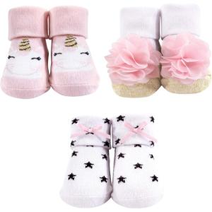 imageHudson Baby Baby Socks Boxed GiftsetGold Unicorn
