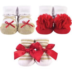 imageHudson Baby Baby Socks Boxed GiftsetRed Gold