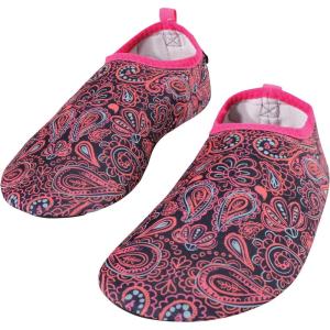 imageHudson Baby Unisex BabyWater Shoe for Sports Yoga Beach and OutdoorsKids and Adult Paisley Punch