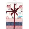 imageHudson Baby Unisex Baby Cotton Flannel Receiving Blankets Sweet Bakery One SizeDusty Rose Floral