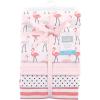 imageHudson Baby Unisex Baby Cotton Flannel Receiving Blankets Sweet Bakery One SizeFlamingos
