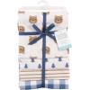 imageHudson Baby Unisex Baby Cotton Flannel Receiving Blankets Sweet Bakery One SizeLittle Bear