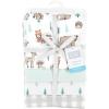 imageHudson Baby Unisex Baby Cotton Flannel Receiving Blankets Sweet Bakery One SizeNeutral Woodland Pals