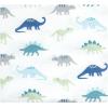 imageHudson Baby Unisex Baby Cotton Flannel Receiving Blankets Sweet Bakery One SizeSoft Teal Dino
