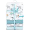 imageHudson Baby Unisex Baby Cotton Flannel Receiving Blankets Sweet Bakery One SizeTeal Elephant