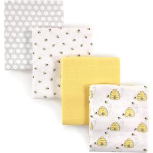 imageHudson Baby Unisex Baby Cotton Flannel Receiving Blankets Sweet Bakery One SizeBee