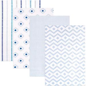 imageHudson Baby Unisex Baby Cotton Flannel Receiving Blankets Sweet Bakery One SizeBoy Modern