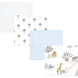 imageHudson Baby Unisex Baby Cotton Flannel Receiving Blankets Sweet Bakery One SizeBoy Safari World