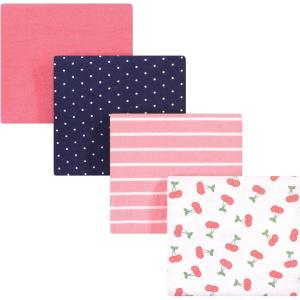 imageHudson Baby Unisex Baby Cotton Flannel Receiving Blankets Sweet Bakery One SizeCherry