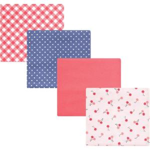 imageHudson Baby Unisex Baby Cotton Flannel Receiving Blankets Sweet Bakery One SizeCherry Sweet
