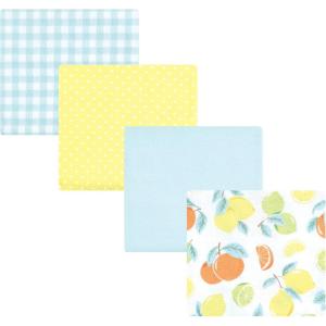imageHudson Baby Unisex Baby Cotton Flannel Receiving Blankets Sweet Bakery One SizeCitrus Mint