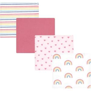 imageHudson Baby Unisex Baby Cotton Flannel Receiving Blankets Sweet Bakery One SizeCreative Rainbow