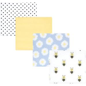 imageHudson Baby Unisex Baby Cotton Flannel Receiving Blankets Sweet Bakery One SizeDaisy Bee