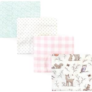 imageHudson Baby Unisex Baby Cotton Flannel Receiving Blankets Sweet Bakery One SizeEnchanted Forest