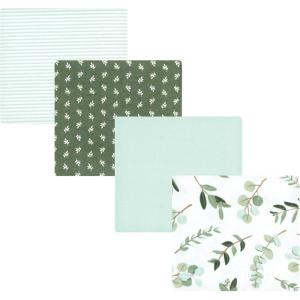imageHudson Baby Unisex Baby Cotton Flannel Receiving Blankets Sweet Bakery One SizeEucalyptus
