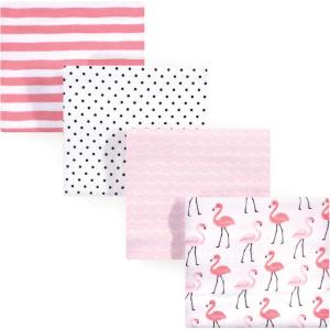 imageHudson Baby Unisex Baby Cotton Flannel Receiving Blankets Sweet Bakery One SizeFlamingos