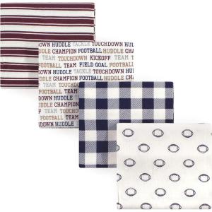 imageHudson Baby Unisex Baby Cotton Flannel Receiving Blankets Sweet Bakery One SizeFootball
