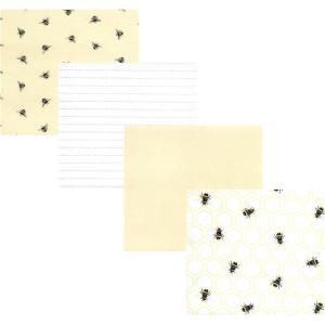 imageHudson Baby Unisex Baby Cotton Flannel Receiving Blankets Sweet Bakery One SizeHoney Bee